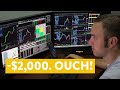 Live day trading  2000 ouch how to not day trade