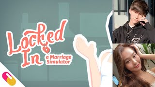 39daph and aceu fight in marriage simulator - locked in stream highlights