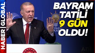 Son Daki̇ka Bayram İzni 9 Gün Oldu Cumhurbaşkanı Erdoğan Tüm Çalışanlara Müjdeyi Az Önce Açıkladı