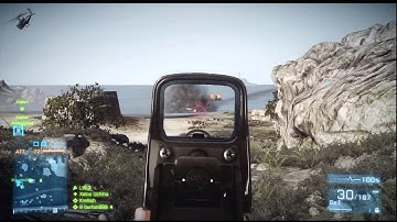 Battlefield 3 - G36C holographic(Holo) - HD Gameplay