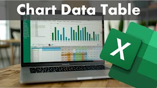 create a chart with a data table