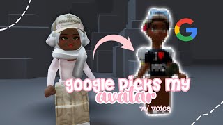 LETTING **GOOGLE** Make my ROBLOX AVATAR.. 😳 || /w voice (filter)