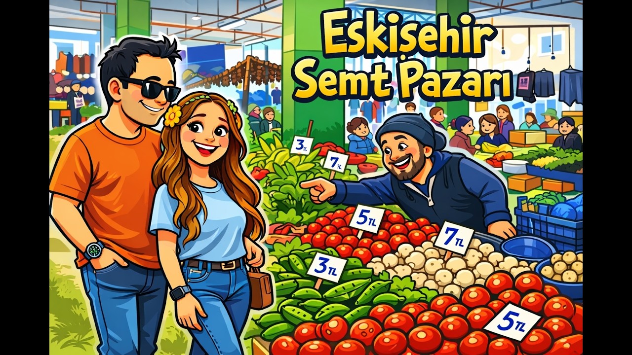 Eskişehir 71 Evler Semt Pazarı - Vlog