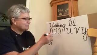 Cursive Writing - Down Stroke Letters