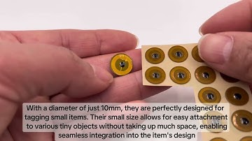 10mm Anti - metal NTAG424 DNA NFC Tags for Small Items Tagging