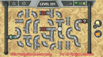 Pipeline Relax Level 201 202 203 204 205 All 3 stars Solution