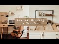 Studio Vlog 08: How I make journals and supplies I use