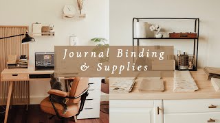 Studio Vlog 08: How I make journals and supplies I use
