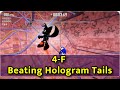 Sonic frontiers update 3  4f beating hologram tails s rank