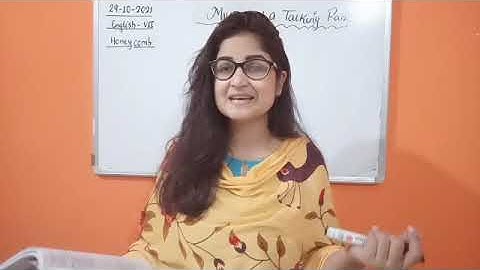 CLASS VII ENGLISH 29-10-2021 BY MS SHWETA SHUKLA