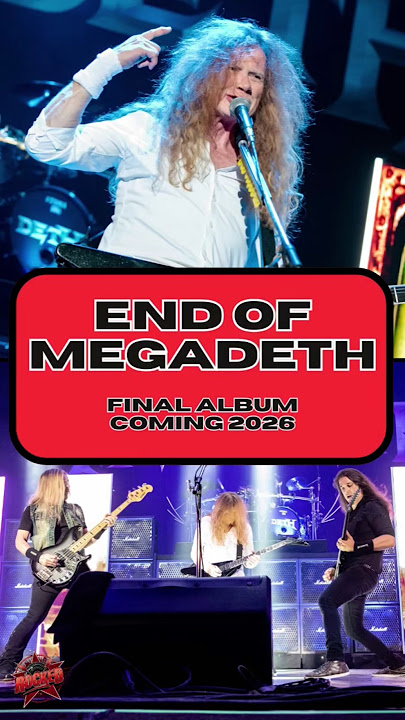 MEGADETH Announce Final Album For 2026 #Shorts