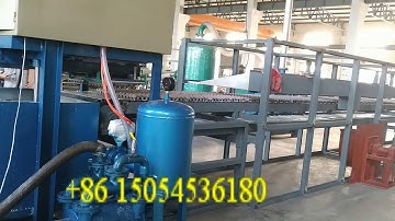 small waste paper egg tray machine with single layer dryer