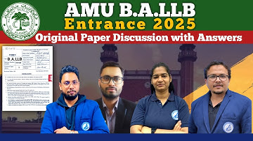 AMU BA.LLB Entrance Exam 2025-Live Paper Discussion | By ACC Team #ballbamu #amuballbentrance #ballb