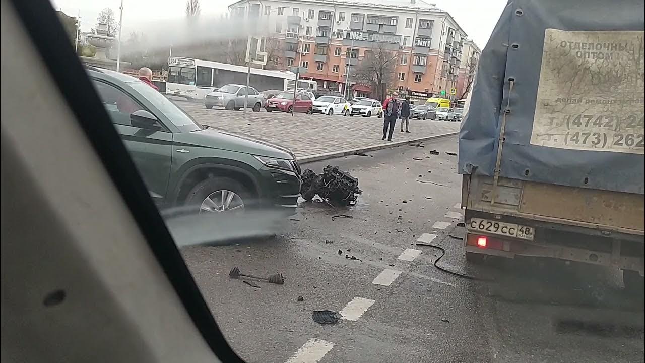 Аварии в липецке фото