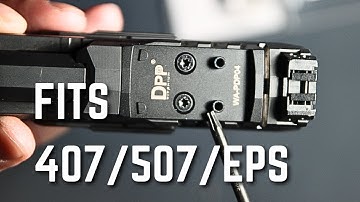 How to Install K footprint optic on Walther PDP 1.0 [Fits 407K/507K/EPS]