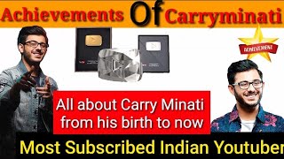 All about @CarryMinati from his birth to now | Achievements of Carryminati | Fire Facts