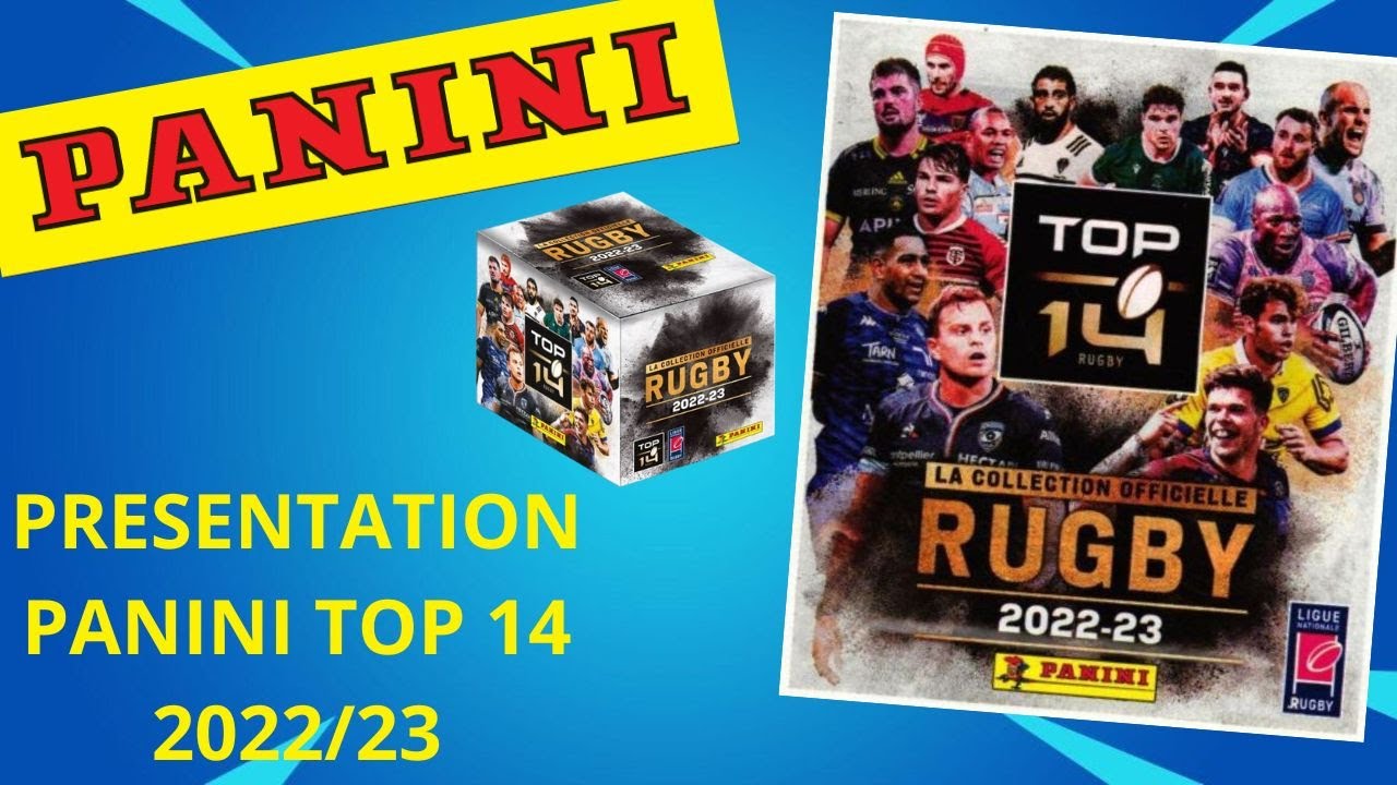 OUVERTURE STARTER PACK PANINI RUGBY 2023/2024 TOP 14 