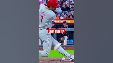 MLB: Trea Turner Fouls One #mlb #treaturner #baseball #phillies #foul #sports