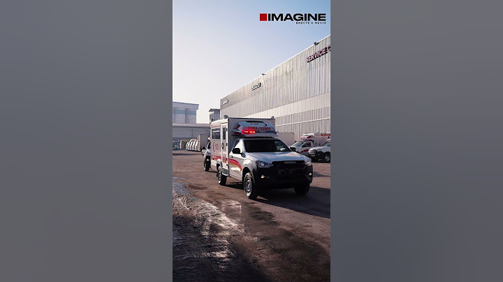 Isuzu Dmax Sahar tez yordam avtomobili — shoshilinch tibbiy yordam ko‘rsatish uchun maqbul tanlov!