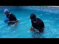 Running drills in the pool18Hours Fitness Studyo- Nacharam