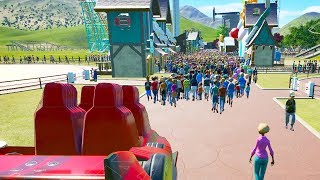 30,000 People Attempted to Stop a Roller Coaster  Planet Coaster