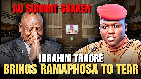 AU Summit Shaken – Ibrahim Traoré’s Direct Rebuke Brings Ramaphosa to Tears but he.. 