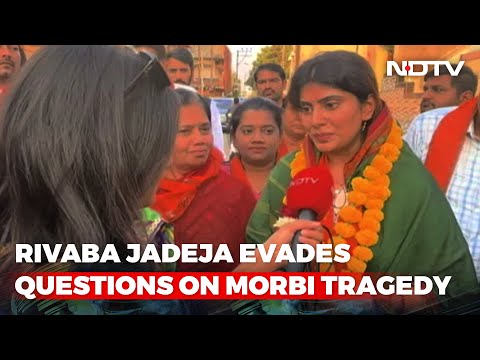 Ravindra Jadeja's Wife, Candidate In Gujarat Polls, Evades Questions On Bridge Tragedy