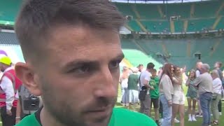 Greg taylor post match | celtic vs St mirren 3-2 #football  #celtic #celticpark