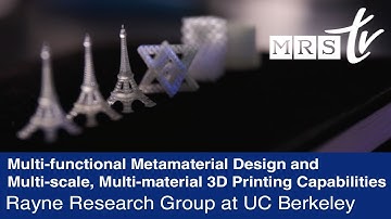 Multi-functional Metamaterial Design & Multi-scale, Multi-material 3D Printing at UC Berkeley