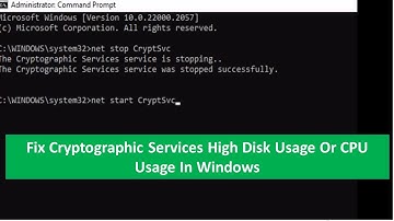 Fix Cryptographic Services High Disk Usage Or CPU Usage In Windows