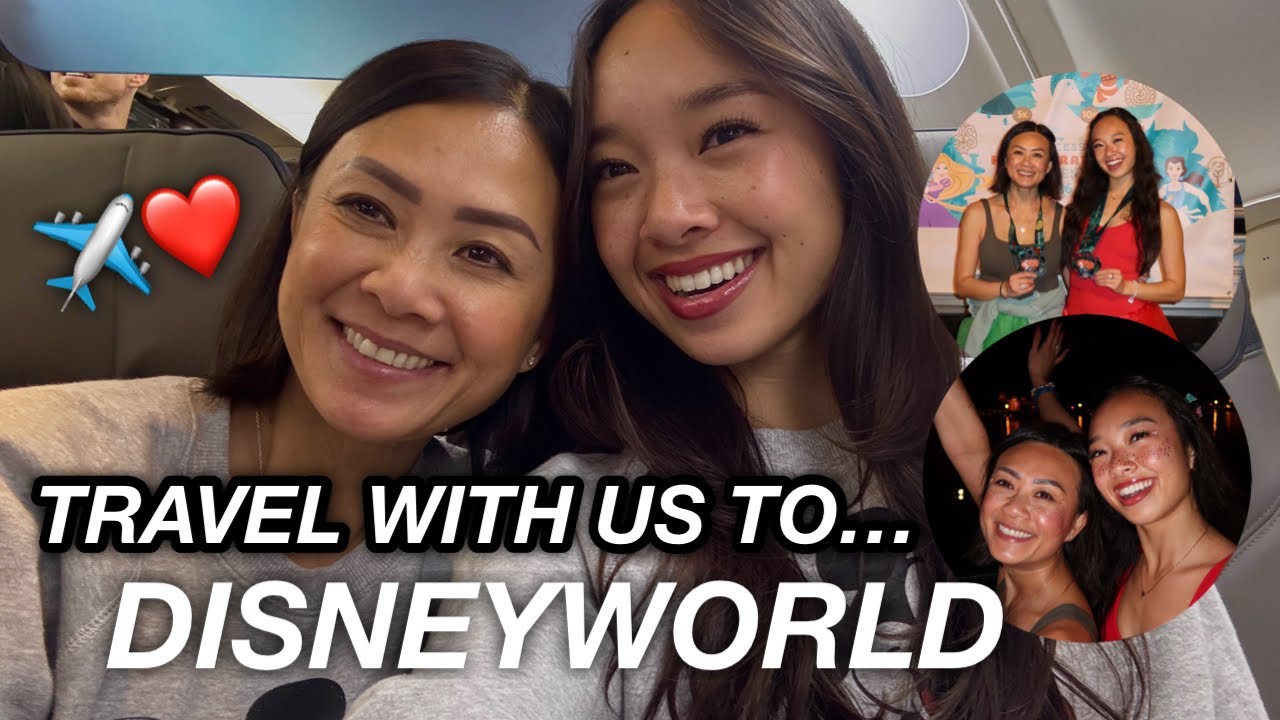 RUN DISNEY TRAVEL VLOG ✈️❤️ ultimate girls trip! | The Laeno Family