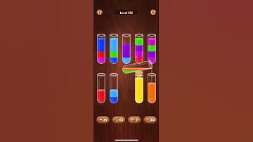 Level 315 - Sort Color Water #watersortpuzzle #gameplay #gameplaywalkthrough