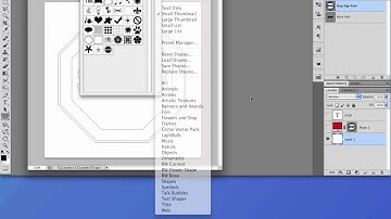 Managing Custom Shapes - Photoshop Tutorial