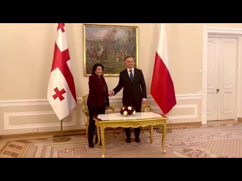 სალომე ზურაბიშვილს მადლობა გადავუხადე მისი პოზიციის გამო რუსულ აგრესიასთან დაკავშირებით -ანდჟეი დუდა