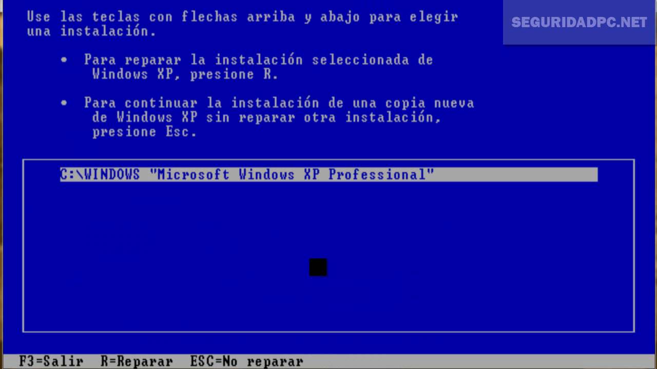 tablero Vendedor Empuje hacia abajo Instalar Windows XP - YouTube