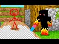 Engañé a Stickman Borrando Minecraft