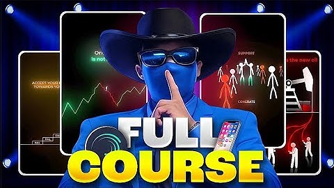 How to Create Motion Graphics In just 2 Minutes For FREE!