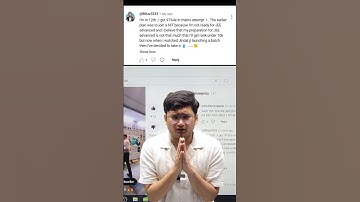 97%ile pe drop mat lo 🤬 #jee2026 #jee2027