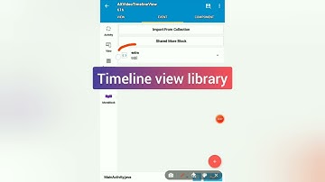 Video Timeline View in Sketchware