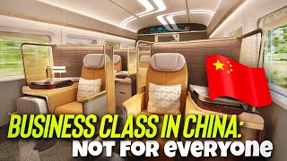 The BUSINESS CLASS train that NOT everyone can afford in China 🇨🇳