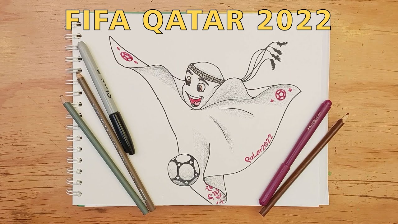 Cómo dibujar la mascota oficial del Mundial Qatar 2022 - thptnganamst.edu.vn