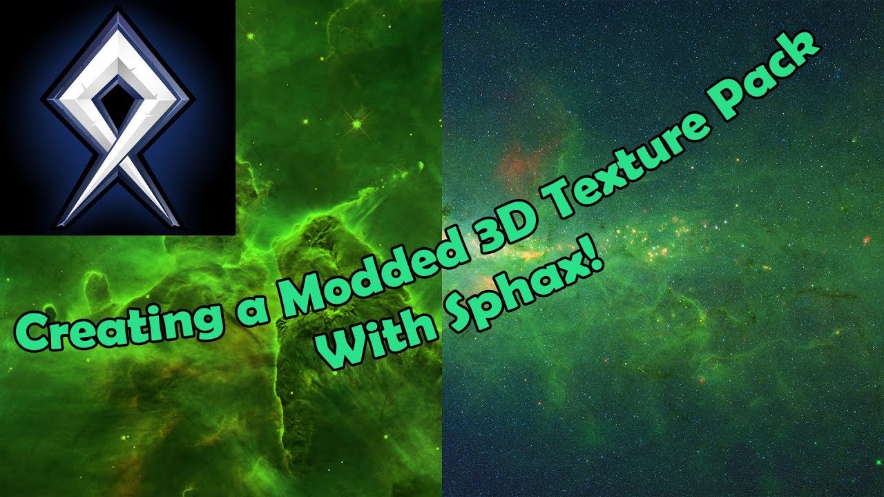How to create a Modded Texture pack with Sphax and 3D models - YouTube