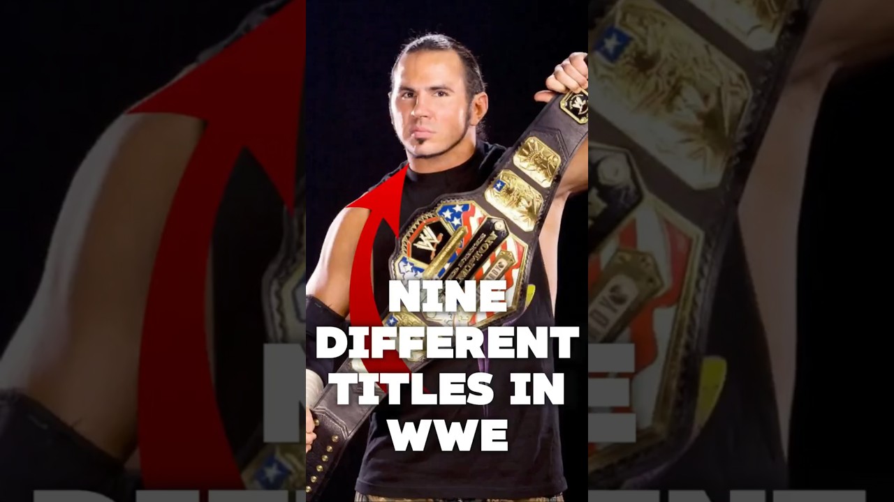 Every different title won by Matt Hardy in WWE 