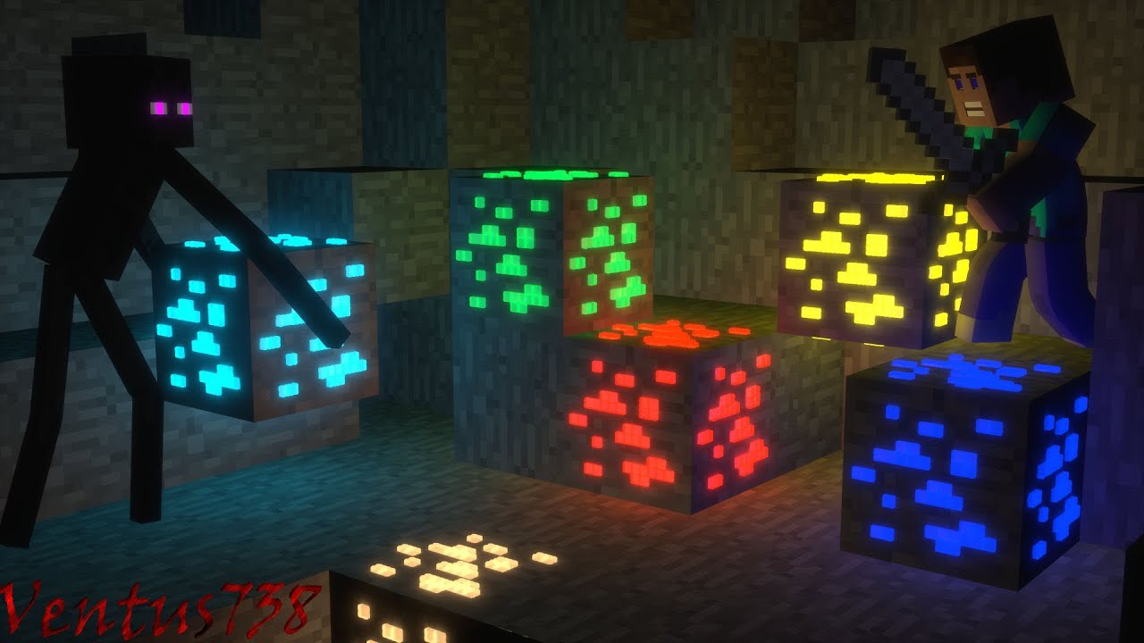 Minecraft Animation - Glowing Discovery - YouTube