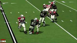 NFL 2K23 - Gameplay clips with a punishing reminder about taunting (fumble)