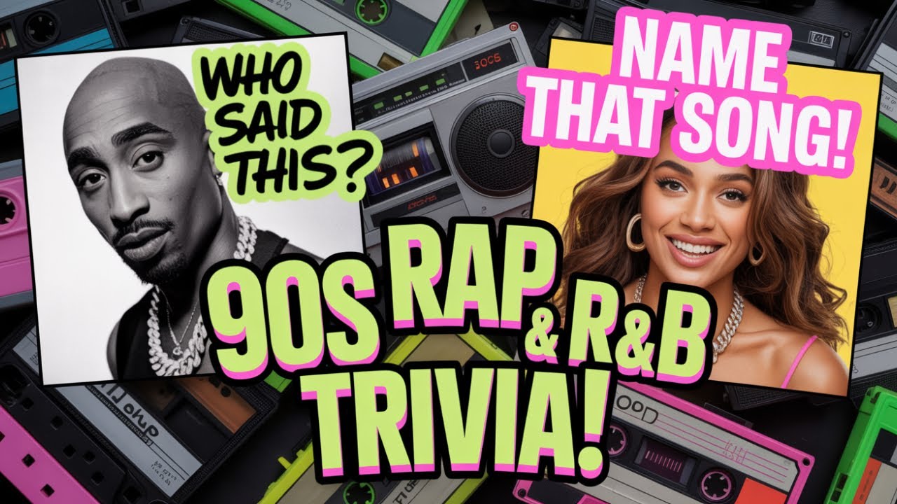90s Rap & R&B Trivia Challenge 🔥  Can You Pass This Old School Music Quiz