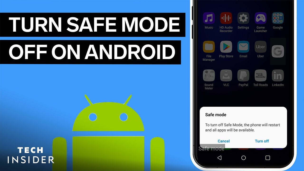 Jak mohu sundat bezpečný režim ze svého Androida?