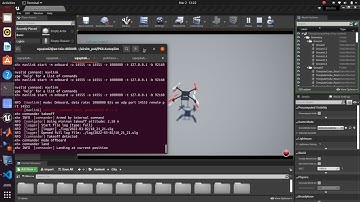 Airsim Coaxial quadrotor simulation