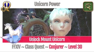 FFXIV Unlock Mount Unicorn - Unicorn Power - A Realm Reborn