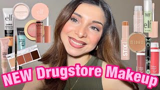 NEW DRUGSTORE MAKEUP! Viral Products on TIK TOK Dupes for Higher End | Full Face of First Impression